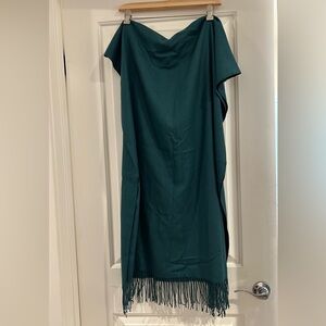 Chic Spruce Colored Cashmere Pashmina
